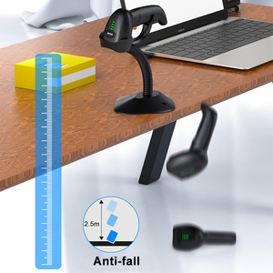 Hot Sale 1D 2D QR Barcode Scanner Wireless and Wired with Battery <strong>Level</strong> Indicator Bar <strong>Code</strong> Reader with Auto-Sensing Stand - Product Image 6