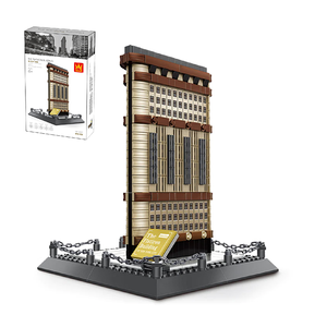 Wange Building Block Sets Architecture <strong>Flatiron</strong> Building <strong>Toy</strong> Kids Architecture Building Block Set - Product Image 1