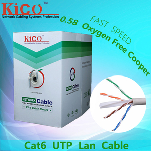 Factory Kico Cat6 <strong>Network</strong> LAN Cable 305M 1000ft Roll 23AWG 4P UTP Bare Copper PVC Twisted Pair Telecommunication/<strong>Cabling</strong> <strong>System</strong> - Product Image 6