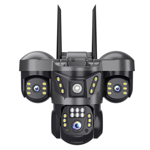 V380 yeni 3 Lens ve 3 ekranlar <span class=keywords><strong>PTZ</strong></span> kamera 6MP açık WiFi güvenlik CCTV IP üçlü-lens ağ <span class=keywords><strong>PTZ</strong></span> üçlü ekranlar kamera - Product Image 1