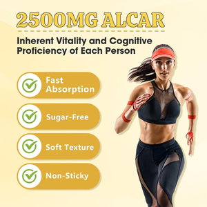 Bán buôn NAD 100 CLA 1000mg dinh dưỡng Enhancer bổ sung Acetyl alcar tartrate L Carnitine L-Carnitine Gummies cho sức khỏe - Product Image 3
