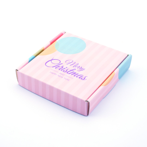 Her iki tarafın baskı pembe oluklu kağıt posta kutusu ile işiniz için özel küçük nakliye ambalaj kutusu - Product Image 6