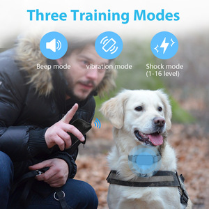 Kunststoff wasserdicht im Freien 600M Warnung Fernbedienung Ton Vibrieren USB wiederauf ladbar E Pet Anti <span class=keywords><strong>Bark</strong></span> <span class=keywords><strong>Dog</strong></span> Shock Trainings halsband - Product Image 2