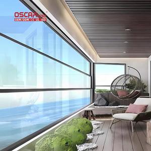 Sulla finestra di apertura orizzontale in alluminio per casa ufficio Villa in acciaio inossidabile con struttura in vetro con struttura a rete - Product Image 2