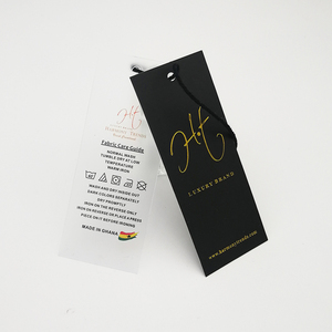 Etiquetas de Pvc, precio de papel, marca, etiqueta colgante personalizada para ropa con cuerda - Product Image 6