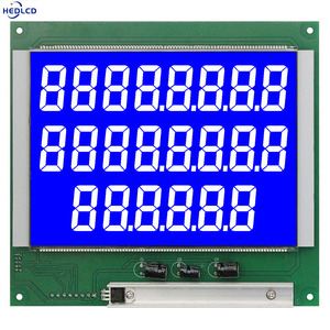 Werksverkauf 8,4 Zoll 886 Segment code LCD-Anzeige feld und Modul mit 74 HC86D IC SPI-Schnitts telle zur Steuerung des Kraftstoffsp enders - Product Image 2
