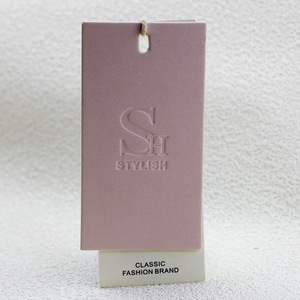 ZhengYi Custom Thickness &amp; Color <strong>Hang</strong> <strong>Tags</strong> <strong>with</strong> <strong>String</strong> Simple Style Embossed Paper <strong>Hang</strong> <strong>Tags</strong> for Clothing Labels - Product Image 1