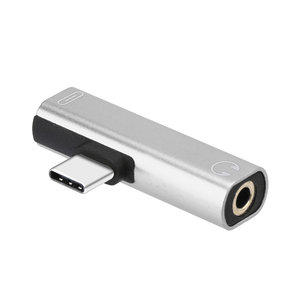 2-in-1タイプ<span class=keywords><strong>C</strong></span>スプリッターオーディオAux 3.5mm充電器アダプターUSB充電機能Samsung Huawei iOSデバイスに対応 - Product Image 1