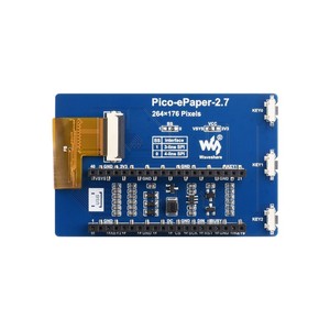 2,7-Zoll-E-Paper-E-Ink-Anzeigemodul für Raspberry Pi Pico 264*176 Schwarz/Weiß 4 Graustufen-SPI-Bildschirm Unterstützung Benutzer definiert - Product Image 4