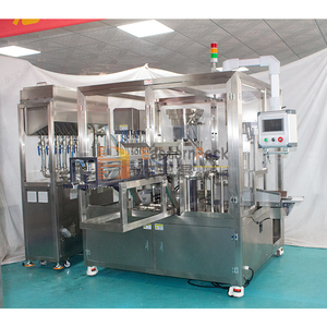 Çok fonksiyonlu döner emzik çantası dolum fondöten dolum sızdırmazlık ve suyu masa üstü kapaklama süt paketleme makinesi - Product Image 2