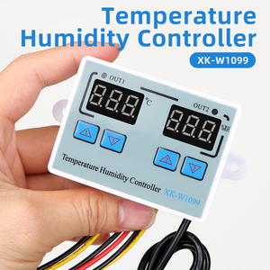 Interruttore di controllo della temperatura a LED digitale XK-W1099 professionale incubatore di uova 10A, controllo di umidità a doppia temperatura - Product Image 4