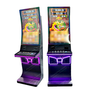 Oem Dịch vụ thiết kế mới 43 cong màn hình đứng lên kiosk Kim loại/gỗ thương mại trò chơi kỹ năng máy tủ để bán - Product Image 1