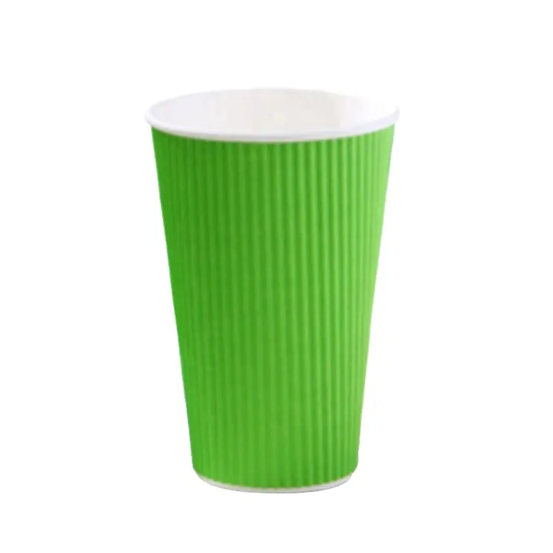 Wholesale Customized Design 3oz 22oz 24oz Eco Friendly High Quality Kraft Paper Cold Drinks Paper Fan Cups