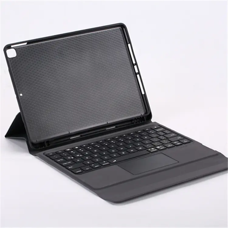 Casing penutup Keyboard Magic TouchPad, untuk iPad Pro 12.9 11 2021 2020 10.2 Gen 9 Air 4 3 10.5 7 8th Bluetooth