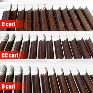 Abonnie New Design XXL Trays Spike Flat Lash Extension Brown Lash Trays <strong>j</strong> B c <strong>d</strong> Cc Dd L M 0.03 0.05 0.07 Soft Lash Extensions - Product Image 4