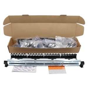 PUXIN 19 ''1u <span class=keywords><strong>24</strong></span>端口CAT6 UTP非屏蔽梯形插孔无工具网络配线架，带连接器法国型 - Product Image 2