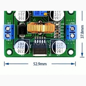 DC adjustable boost <strong>module</strong> LM2587 highpower and voltage regulation power board 3V5V12V to Attention If the <strong>output</strong> voltage is not - Product Image 2