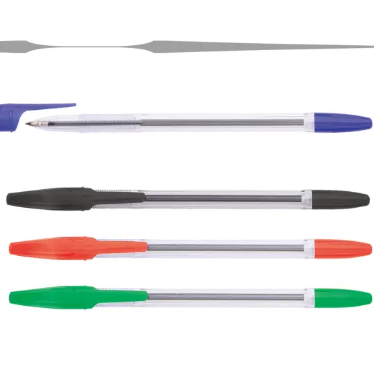 Hot Sale School and Office Ball Pen Desk Pen 1.0 mm Red Blue Black Green High quality PP, PS Material Ball Pen