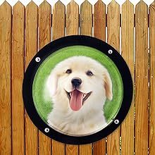 Luxus langlebiges Acryl-Kuppel-Hunde fenster für Zaun zum Äußeren für befriedigende neugierige Haustiere - Product Image 4
