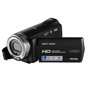 Cámara Digital con Sensor de imagen COMS, videocámara con Zoom Digital de 16X, versión nocturna IR, antivibración, Full HD, 1080P, Max, 20MP, barata - Product Image 5