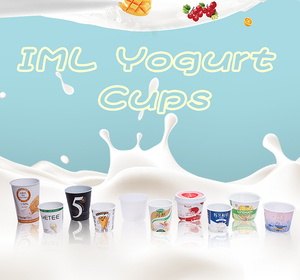 Yoğurt tek kullanımlık konteyner beyaz 120ml 200ml 250 ml 500ml özel yoğurt plastik bardaklar kapaklı - Product Image 2