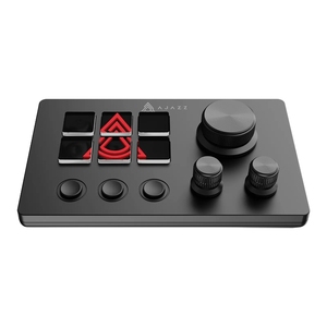 AJAZZ AKP03 Controlador de escritorio 6 Teclas macro Teclado personalizado LCD Botones de pantalla táctil LED Teclado inteligente programable DIY