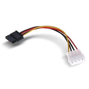 2in1สายไฟ SATA สำหรับฮาร์ดดิสก์ PVC แจ็คเก็ต4ขาเป็น15ขาอะแดปเตอร์15pin สายเคเบิล SATA IDE สำหรับคอมพิวเตอร์ - Product Image 3