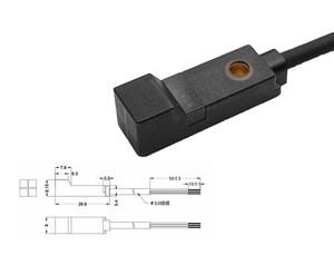 Small Square Inductive Proximity <strong>Sensor</strong> Front Sensing PNP NPN Output Normally Open Supply Voltage 10-30vDC <strong>for</strong> <strong>Object</strong> Sensing - Product Image 2