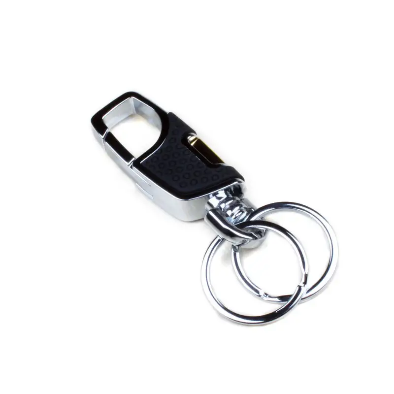 Metal key chain car key chain ring simple pendant custom logo creative gift