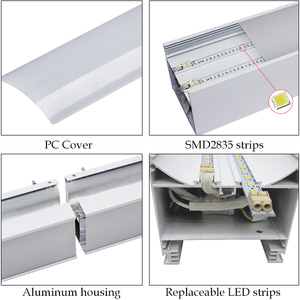Ogjg อุปกรณ์ติดตั้งหลอดไฟ LED 2ft 4ft 3ft 0.6เมตร18W 36W 1.2m ไฟ LED เชิงเส้น - Product Image 3