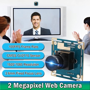 ELP 1080P全高清CMOS OV2710迷你CCTV摄像机MJPEG 30fps/60fps/100fps高速机器视觉USB摄像机模块 - Product Image 3