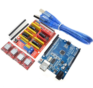 CNC Shield V3 Gravier maschine 3D-Drucker 4-teilig DRV8825 oder A4988 Treiber-Erweiterungs karte für Arduino UNO R3 mit USB-Kabel