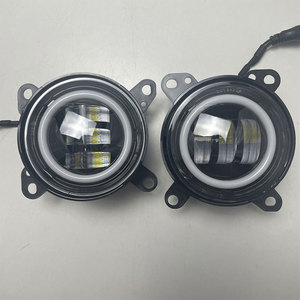 Otomatik aydınlatma sistemleri 12v 24v 4 inç led sis farları ile melekler gözler far için DAF XF105 led ışık otomobil kamyon için - Product Image 3