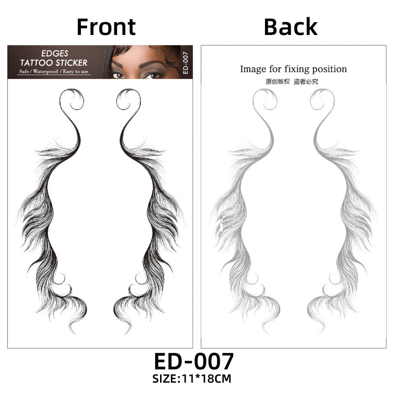 ED007-Long Ribbon Swoop