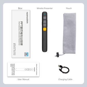 2023 più recente presentazione diapositiva remota puntatore Laser ricaricabile presentazione presentatore remoto USB per Power Point PPT - Product Image 6