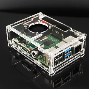 Neues Raspberry Pi 4 Modell B 2 4 8 GB RAM 7-Zoll-Touchscreen-Halter 64 32 GB SD-Karten lüfter Stromkabel für RPi 4 B. - Product Image 6