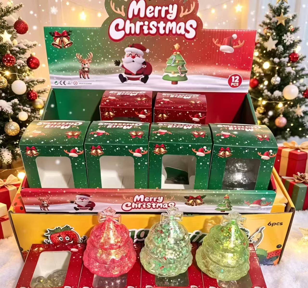 Sapin de Noël-B-12pcs/boîte