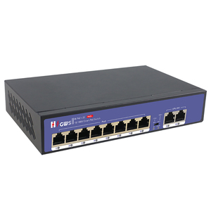 CCTV IP kamera kullanarak 8*10/100M PoE portları ağ anahtarları + 2*10/100M RJ45 portları yönetilmeyen poe anahtarı - Product Image 2