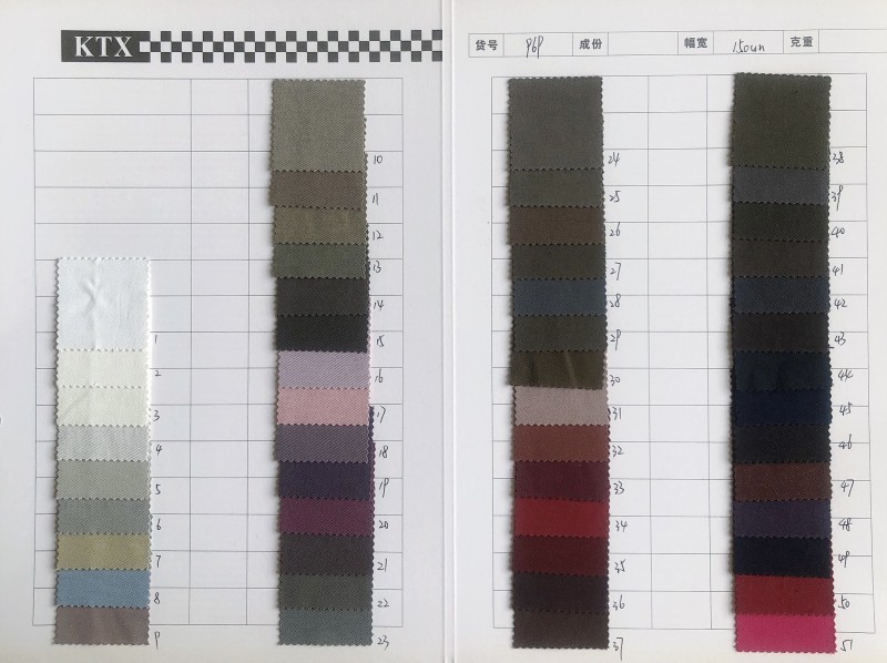 CARTA DE COLORES