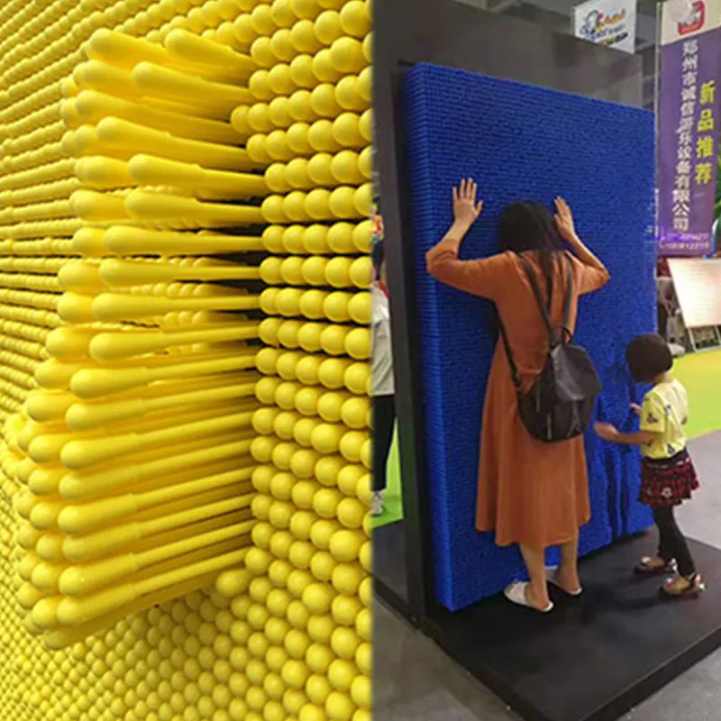 K840 3D aguja tallada pared centro comercial dispositivo interactivo versátil aguja dibujo figura humana impresión entretenimiento equipo