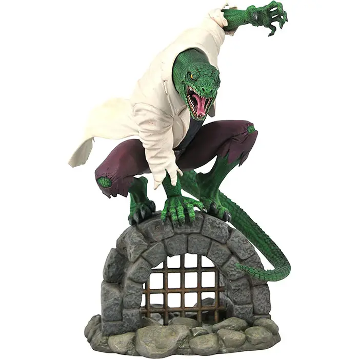 Statue de lézard en résine de Collection Marvel Premier