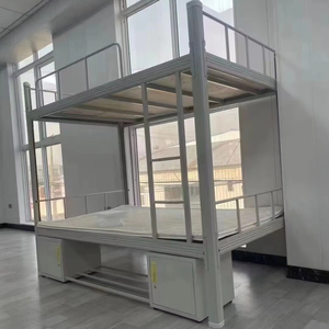 Kolay monte mobilya işçi çift Metal ranza fabrika ucuz fiyat için metalik ranza yatılı okul - Product Image 3