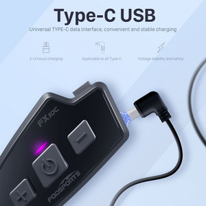 Fodsports FX10C Full Duplex 1000M interfone fones de ouvido bluetooth para motocicleta capacete motocicleta interfone sistema