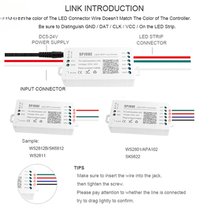 Mini Dmx 512 Wifi RGBW Smart LED Controller per digitale indirizzabile RGB pixel Strip - Product Image 4