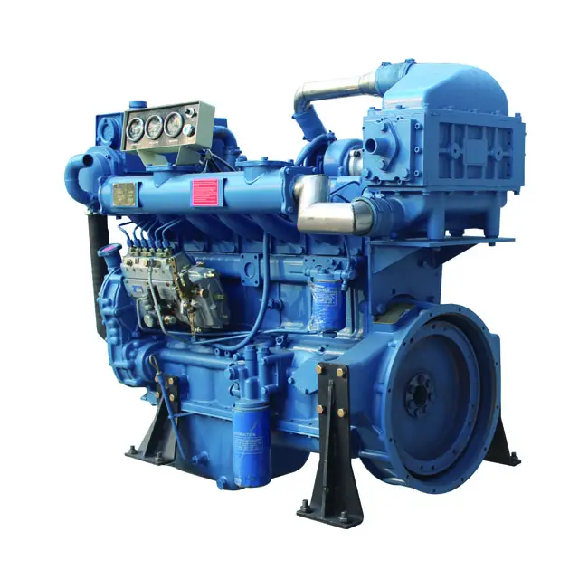 Sıcak satış deniz motoru çin'de yapılan R4105C 4 silindirli deniz dizel motor için şanzıman ile en iyi fiyat