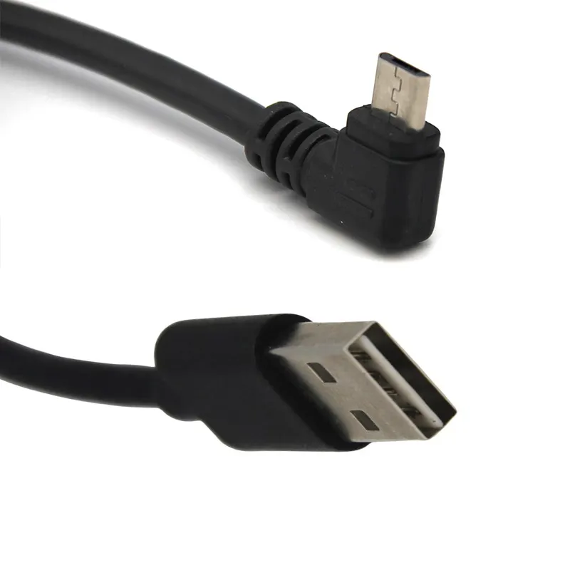 Prix de gros de conception originale moderne câble USB V8 USB 2.0 A mâle droit vers câble Micro USB à angle droit