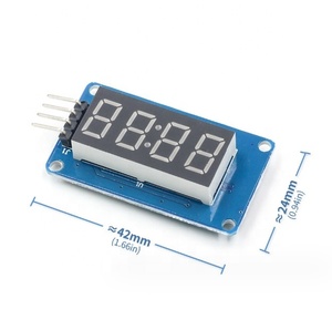 Modulo display digitale Tm1637 Led per 4 bit 0.36 pollici orologio rosso anodo tubo digitale quattro Driver seriale Board Pack arduino