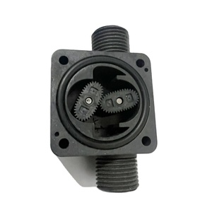 Sensor de flujo de rosca macho de 1/2 pulgadas y 3/4 pulgadas/medidor de engranaje ovalado de agua/Sensor de pulso sin Sensor de líquido de pantalla numérica