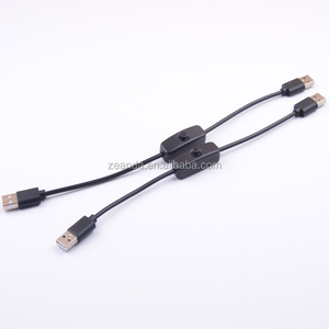 Customized USB 2.0 Micro-USB Male to Male Extension Cable with Switch <strong>Computers</strong> Earphones Barcode Scanners Pure Copper Material - Product Image 4