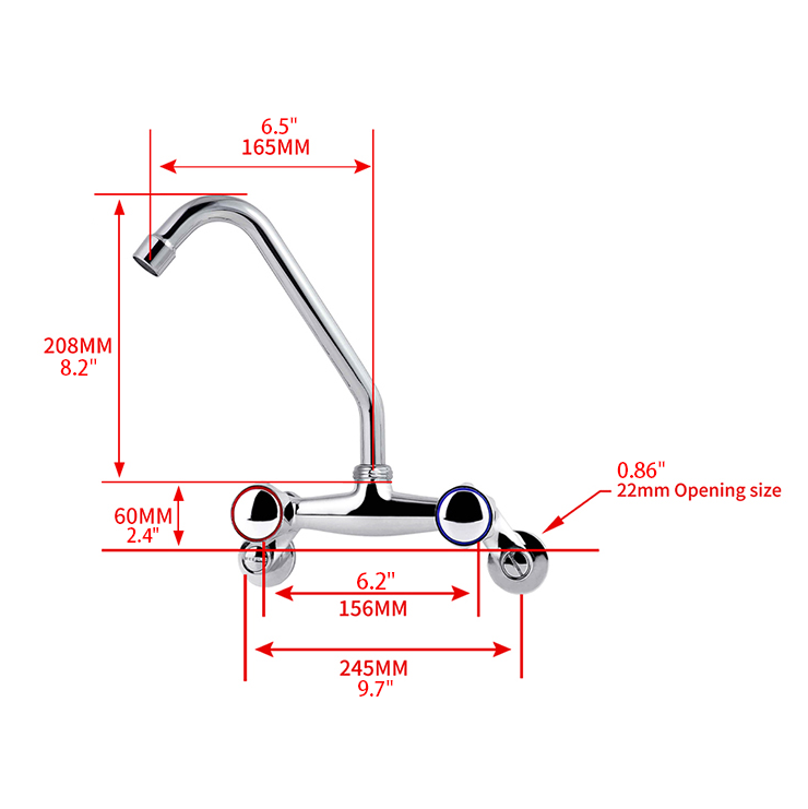 5-inch straight pipe